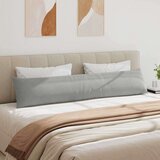 vidaXL jastučići za sofu 2 pcs svijetlo siva 200 x 40 cm tkanina | shoptok.hr
