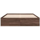 vidaXL Okvir za krevet smeđi hrast 150 x 200 cm konstruirano drvo | shoptok.hr
