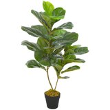  Umetna rastlina figovec z loncem zelena 90 cm, (20579880) | Shoptok.si