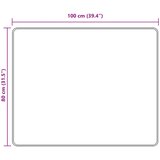 Traka za tepih MARSA Crna 80 x 100 cm Poliester i PVC | Eponuda.com