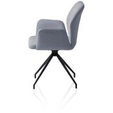 Livetastic Naslanjač Hilda, Temno Siva, Vrtljiv | Shoptok.si