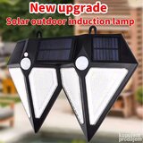  solarna lampa led sa senzorom pokreta zidna dupla piramida Cene
