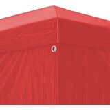 Šator za zabave 900 x 300 x 255 cm Crvena PE i čelik | shoptok.hr