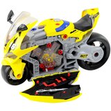 Motor i radiona za igru za sastavljanje 43cm - žuti | Shoptok.si