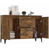 Komoda boja dimljenog hrasta 102 x 35 x 70 cm konstruirano drvo | shoptok.hr