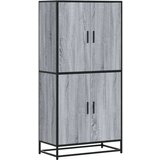 vidaXL Visoka ploča siva Sonoma 68x35x139 cm Konstruirano drvo | shoptok.hr