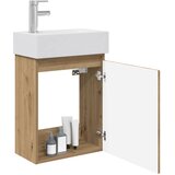  Jedinstveni ormar za kupaonicu s umivaonikom Hrast artisan | shoptok.hr