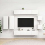  8-dijelni set TV ormarića bijeli od iverice Cijene