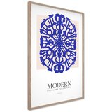 Styler Tiskana slika z okvirjem 60x90 cm Blue Folklore – | Shoptok.si