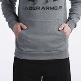 Under Armour UA Rival Fleece Big Logo Hoodie, Pitch Grey Light Heather/Black, (20489775) | Shoptok.si