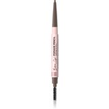 Eveline Cosmetics Brow & Go! vodoodporen svinčnik za obrvi s krtačko 2v1 odtenek Taupe 4 g Cene