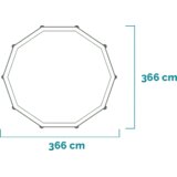 Intex Prism Frame Premium Bazen Set 366x99 cm 26716ND, pumpa, ljestve | shoptok.hr
