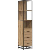 vidaXL Kopalniška omarica s predalom artisan hrast 35 x 37.5 x 166 cm | Shoptok.si