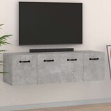  Stenska omarica 2 kosa betonsko siva 80x35x36,5 cm inž. les, (20716609) | Shoptok.si