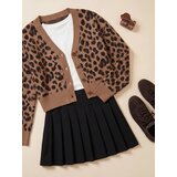 Sinsay Kardigan s viskozom s leopard uzorkom | shoptok.hr