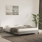 Maison Chic Posteljni okvir - Dvoposteljna postelja - Zakonska postelja brez vzmetnice svetlo siv 140x190 cm žamet-J12513, (21765926) | Shoptok.si