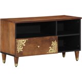 vidaXL omara za medije Medeno rjava Trdi mangov les, inženirski les | Shoptok.si