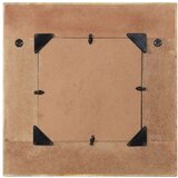 vidaXL Stensko ogledalo iz trdnega predelanega lesa 60x60 cm | Shoptok.si