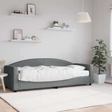 vidaXL dnevni krevet s madracem tamnosivi 80 x 200 cm od tkanine | shoptok.hr