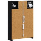  Kupaonski ormar s ogledalom Crni hrast 33 x 11,5 x 50 cm | shoptok.hr