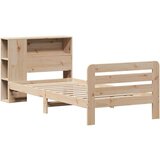 vidaXL Posteljni okvir brez vzmetnice 90x200 cm trdna borovina | Shoptok.si
