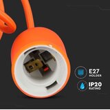  Narandžasti luster na sajli 1xE27/60W/230V | Eponuda.com