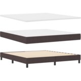  Postelja boxspring z vzmetnico Temno rjava 180 x 200 cm, (5000124104) | Shoptok.si