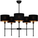  Luster na šipci MADELA 5xE14/40W/230V crna | Eponuda.com