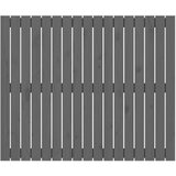  Zidno uzglavlje sivo 108 x 3 x 90 cm od masivne borovine | shoptok.hr