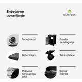 Blumfeldt ElectricPro električni žar, Zmogljiv, Zložljive stranske mizice, Vgrajen termometer | Shoptok.si