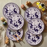Hermia Set servisnih tanjira, 6 komada, Ljubičasti | Eponuda.com