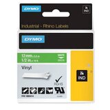 Dymo Trak Rhino Vinyl 1805414, 12 mm / 5.5 m (bela/zelena), original Cene