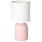 Candellux Lighting Rožnata namizna svetilka s tekstilnim senčnikom (višina 32 cm) Iner – | Shoptok.si