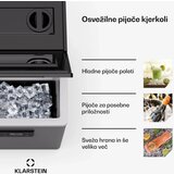 Klarstein Master-Frost ledomat (34 kock ledu v 15 minutah - kristalne kocke, 5l rezervoar za vodo ali direkten priklop na pipo) - | Shoptok.si