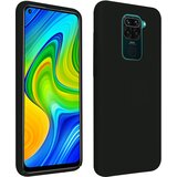 AVIZAR Ovitek za Xiaomi Redmi Note 9 iz poltrdnega silikona z mehkim zakljuckom - crn, (20626493) | Shoptok.si