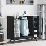 Golf ormar s kotačem Jednobojno Crni hrast 120 x 45 x 98 cm | shoptok.hr