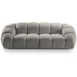 Micadoni Home Svijetlo siva baršunasti sofa 254 cm Diana – Cijene