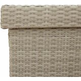  Vrtna kutija za pohranu s kotačima svijetlo siva 110x55x73 cm | shoptok.hr