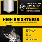  AUXITO 7057/BAU15S žute LED sijalice sa CANBUS-om BAU15S-4KP8- JM-Y2-AUXITO-PQ | ePonuda.com