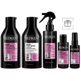 Redken Acidic Color Gloss Sulfate-Free Shampoo Set šampon 300 ml + balzam za lase 300 ml + za toplotno obdelavo las 190 ml + šampon 75 ml za ženske
