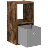  Noćni ormarić s ladicama Dimljeni hrast 25 5 x 22 x 49 5 cm | shoptok.hr