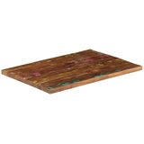 Stolna ploča 90x60x3,8 cm pravokutna masivno obnovljeno drvo | Eponuda.com