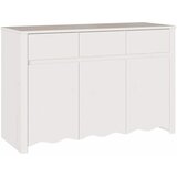  Kreveta Drammen Bijelo 114 x 43 x 75,5 cm Čvrsto borovo drvo | shoptok.hr