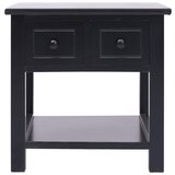 Furnova Stranska mizica črna 40x40x40 cm les pavlovnije, (21914159) | Shoptok.si