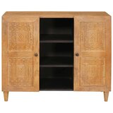 vidaXL Strani šal Svetlo rjava 33,5 x 90 x 75 cm | Shoptok.si