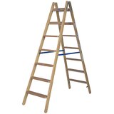 Krause stabilo stepeničaste drvene merdevine 2x7 gazišta 818348 | ePonuda.com