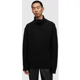 AllSaints Volnen pulover VARID črna barva