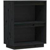 vidaXL Konzolni ormarić crni 60 x 34 x 75 cm od masivne borovine | shoptok.hr