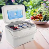 Orion 127314 prenosni termo hladilnik 5 L z hladilnim vložkom 200 ml – bela | Shoptok.si