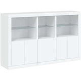  Komoda s LED svjetlima bijela 162 x 37 x 100 cm | shoptok.hr